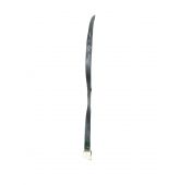 Ceinture cuir verte style serpent-2