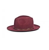 Chapeau Fédora en Laine avec Ceinture-4