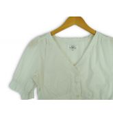 Chemisier crop top blanc-2