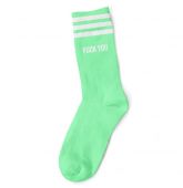 FUCK YOU WHITE GREEN SOCKS-1
