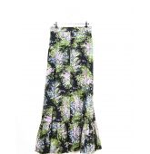 Jupe Motif Fleur Vintage-1