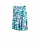 Jupe Motif Plage Vintage-1