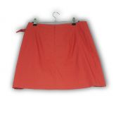 Jupe unie rouge-2