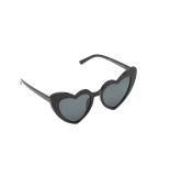 Lunette Coeur Noires Verres Noirs-2