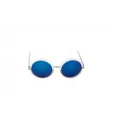 Lunette de Soleil Contour Blanc-1
