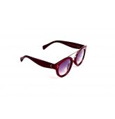Lunette de Soleil look rétro Bordeaux-2