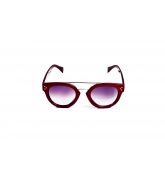 Lunette de Soleil look rétro Bordeaux-1