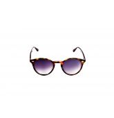 Lunette de Soleil Look Vintage Écaille Marron Brillant-1