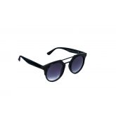 Lunette de Soleil Noire Double Barre-2