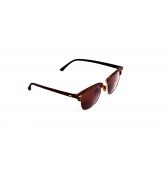 Lunette de Soleil Rock Bois Marron-2