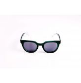 Lunettes de soleil monture verte-1