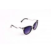 Lunettes de soleil oversize noire-2