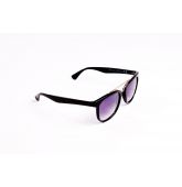 Lunettes de soleil monture noire avec barre haute-2