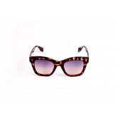 Lunettes de soleil carrées oversize taupe-1