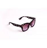 Lunettes de soleil carrées oversize grise-2