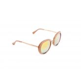 Lunettes Monture Oversize Beige-2