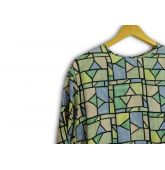 T-shirt en soie à motifs-2