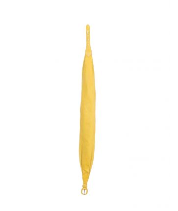 Ceinture cuir jaune