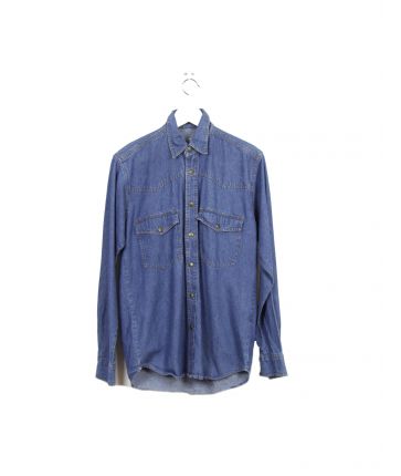 Chemise en Jean Bleu T S / M