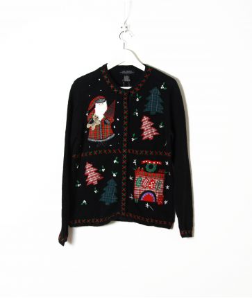 Gilet de Noël Noir T S