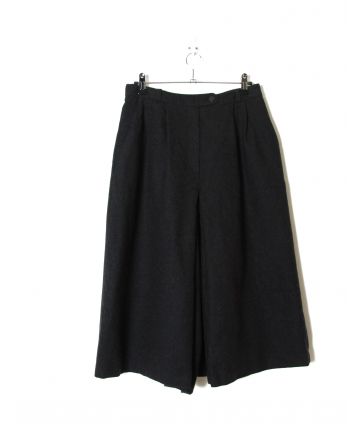 Jupe Culotte Laine Grise Chinée T 38