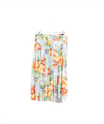 Jupe Imprimée à fleur Vintage