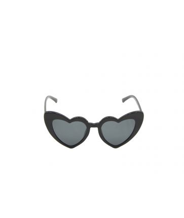 Lunette Coeur Noires Verres Noirs