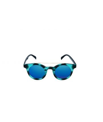 Lunette de Soleil Ecaille Bleu Turquoise