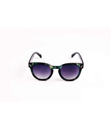 Lunettes de soleil monture tons verts