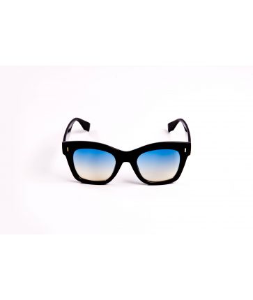 Lunettes de soleil carrées oversize noire