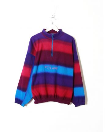 Polaire 90's Vintage Color Block