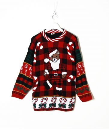 Pull de Noël à Carreaux T M