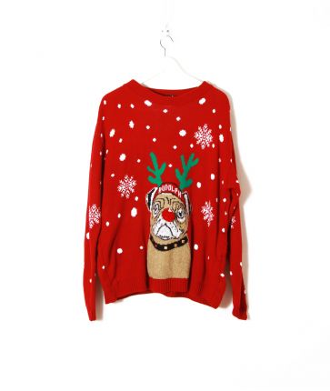 Pull de Noël Chien T L