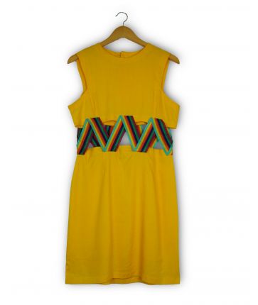 Robe unie jaune
