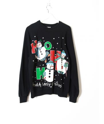 Sweat Bonhomme de Neige vintage