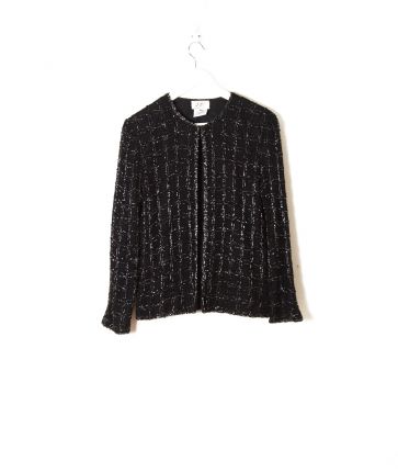 Top de Soirée Noir Ouvert T 38 / 40