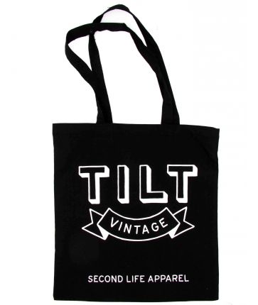 Tote Bag Noir Tilt Vintage