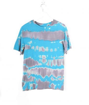 Tshirt Tie & Dye imprimé bleu et gris T XL