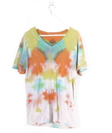 Tshirt Tie & Dye imprimé Multicolor T L