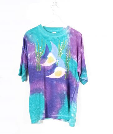 Tshirt Tie & Dye imprimé Poisson T XL