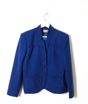 Veste 80's Bleue T 38